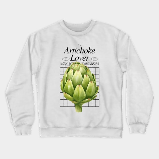 Artichoke Lover - Vegetable Addict - Gardener Crewneck Sweatshirt by Millusti